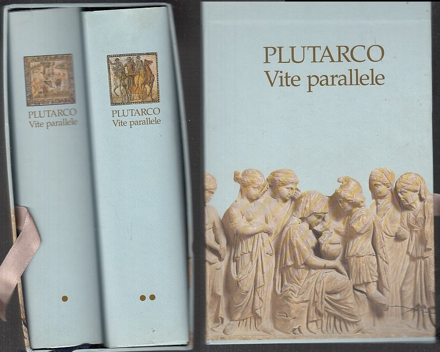 LN- VITE PARALLELE COFANETTO 2 VOLUMI - PLUTARCO - CDE --- 1995 - CS - XFS33