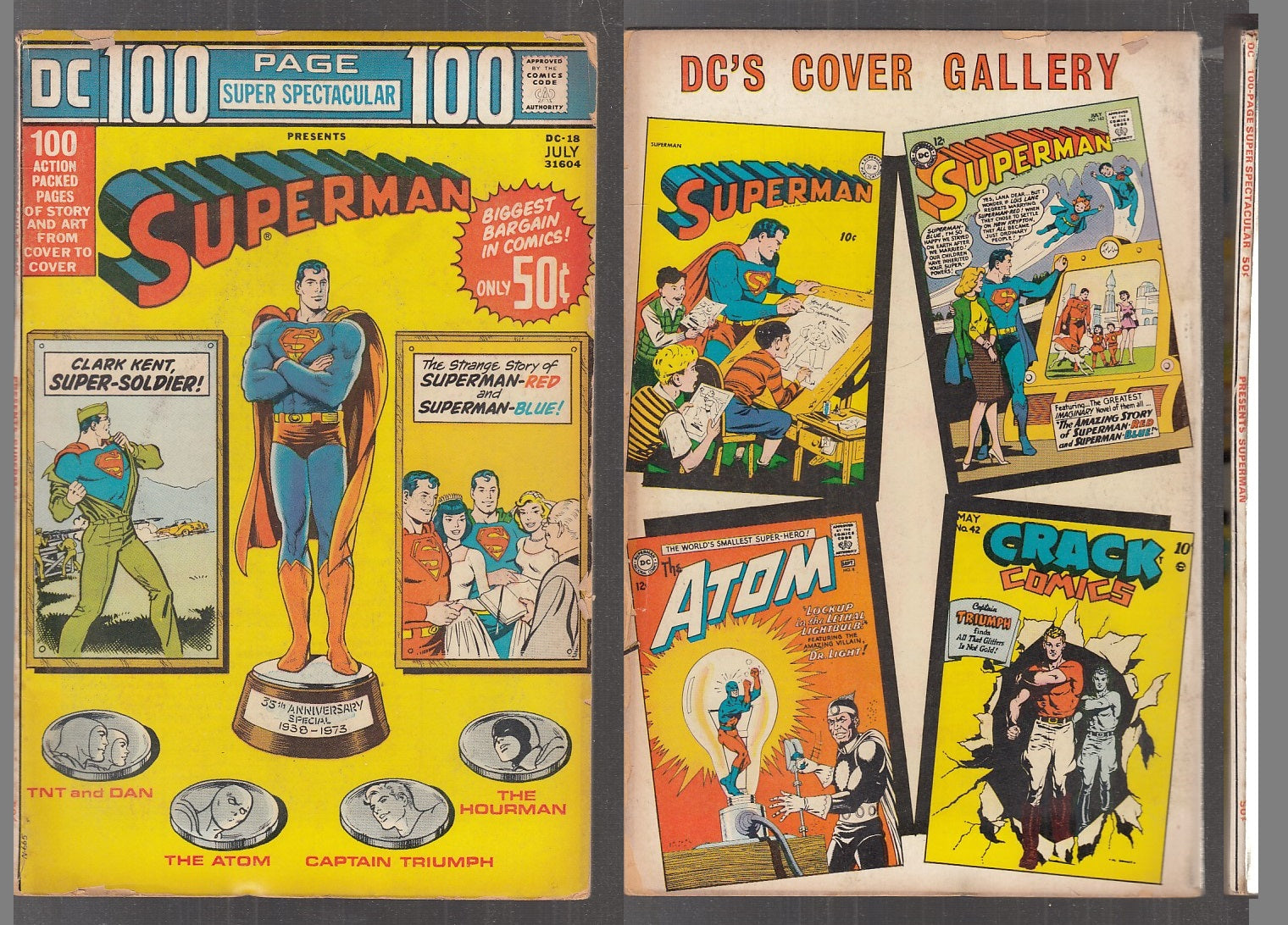 FL- DC 100 PRESENTS SUPERMAN N.18 SUPER SPECTACULAR LUGLIO 1973 JULY - B - M24