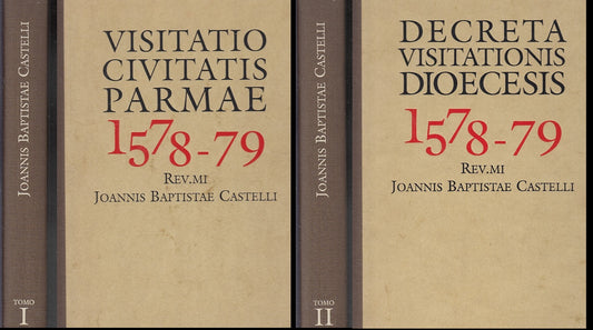 LD- VISITATIO PARMA 1578/79 1/2 - JOANNIS BAPTISTAE CASTELLI ---- 2000- C-YFS657