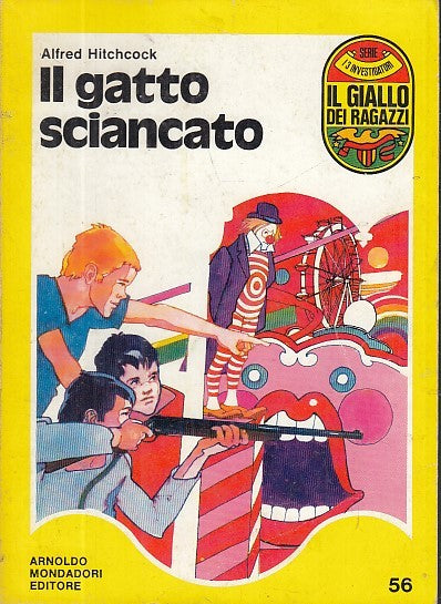 LG- IL GIALLO DEI RAGAZZI N.56 GATTO INCANTATO- HITCHCOCK- MONDADORI--- 1972- B- YFS