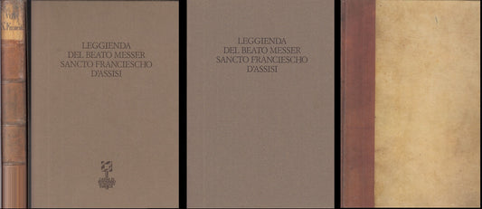 LD- LEGGIENDA DEL BEATO MESSER SANCTO FRANCIESCHO D'ASSISI ----- 1983- C- YFS656