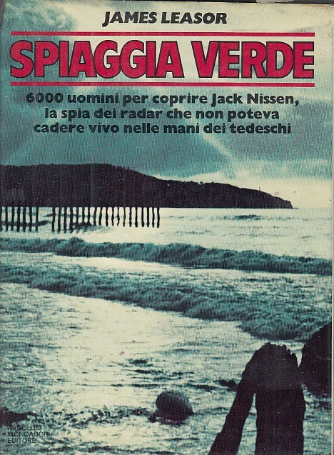 LN- SPIAGGIA VERDE - JAMES LEASOR - MONDADORI- LE SCIE- 1a ED.- 1975- CS- YFS663