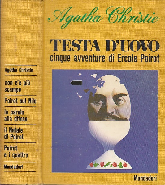 LG- TESTA D'UOVO ERCOLE POIROT - AGATHA CHRISTIE - MONDADORI--- 1976- C- YFS663