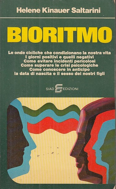 LZ- BIORITMO - HELENE KINAUER SALTARINI - SIAD EDIZIONI --- 1977- B- YFS665