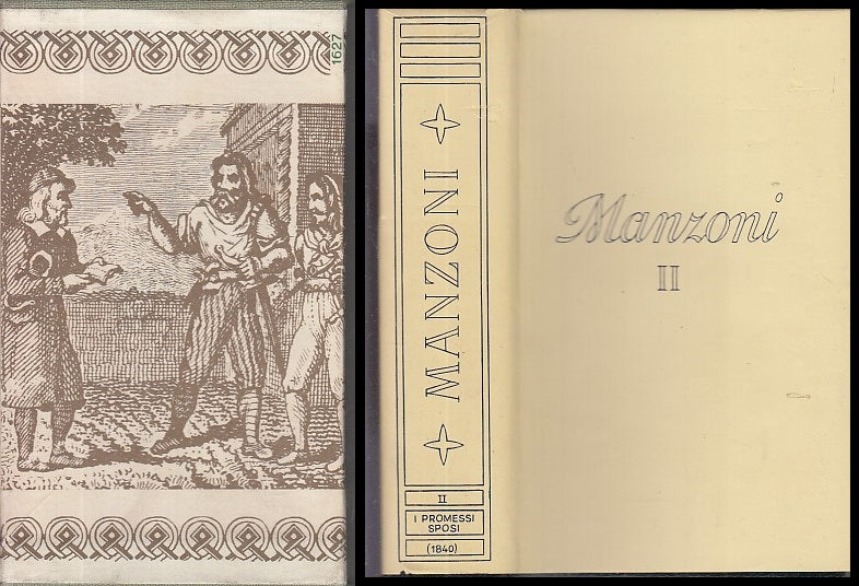 LN- TUTTE LE OPERE VOLUME II TOMO I - MANZONI - MONDADORI --- 1971 - CS- XF31