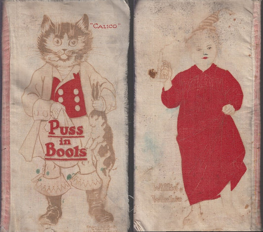 LB- CLOTHE BOOK LIBRO IN TESSUTO CAT IN BOOTS CINDERELLA - CALICO - XFS31