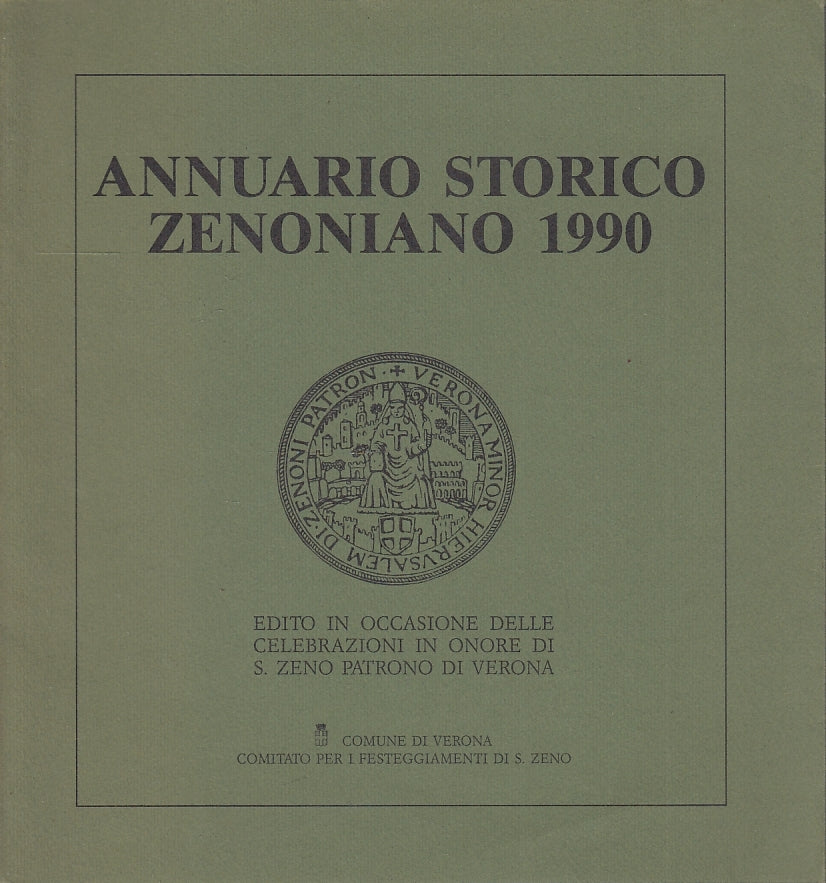 LT- ANNUARIO STORICO ZENONIANO S. ZENO -- COMUNE DI VERONA --- 1990- BS- YFS643