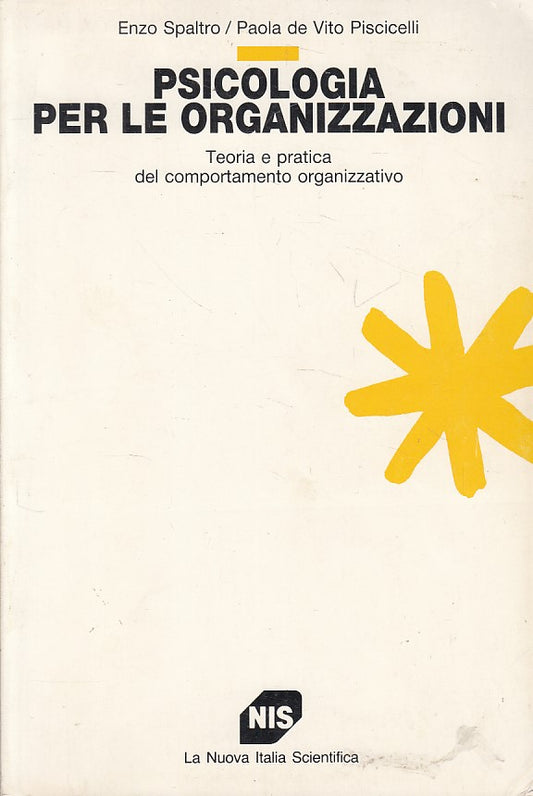 LS- PSICOLOGIA PER LE ORGANIZZAZIONI -- NIS --- 1992 - B - ZFS460