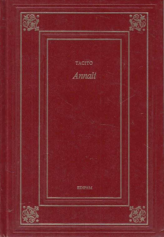 LN- ANNALI - PUBLIO CORNELIO TACITO - EPIDEM - CLASSICA -- 1974 - C - YFS605