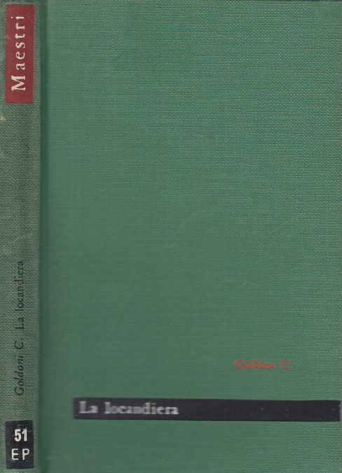 LN- LA LOCANDIERA COMMEDIA - GOLDONI - PAOLINE - MAESTRI -- 1962 - C - YFS606