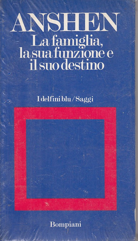 LS- LA FAMIGLIA SUA FUNZIONE E SUO DESTINO- ASHEN- BOMPIANI--- 1974 - B - YFS608