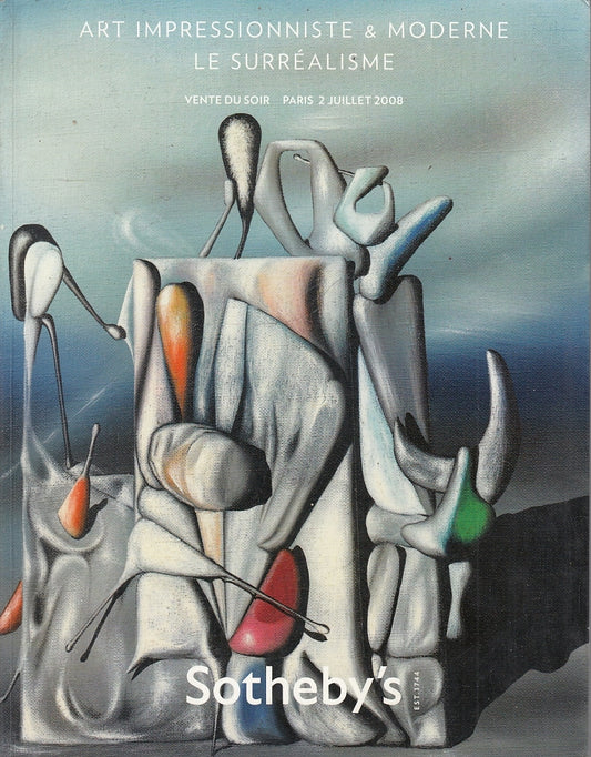 LT- ART IMPPRESSIONISTE & MODERNE LE SURREALISME -- SOTHEBY --- 2008 - B- YFS653