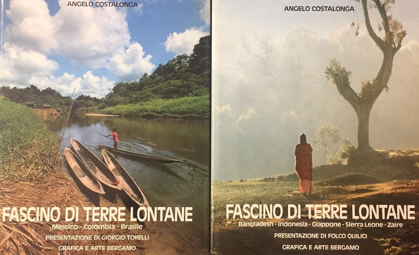 LV- FASCINO DI TERRE LONTANE COFANETTO 2 VOLUMI- COSTALONGA---- 1985- CS- YFS654