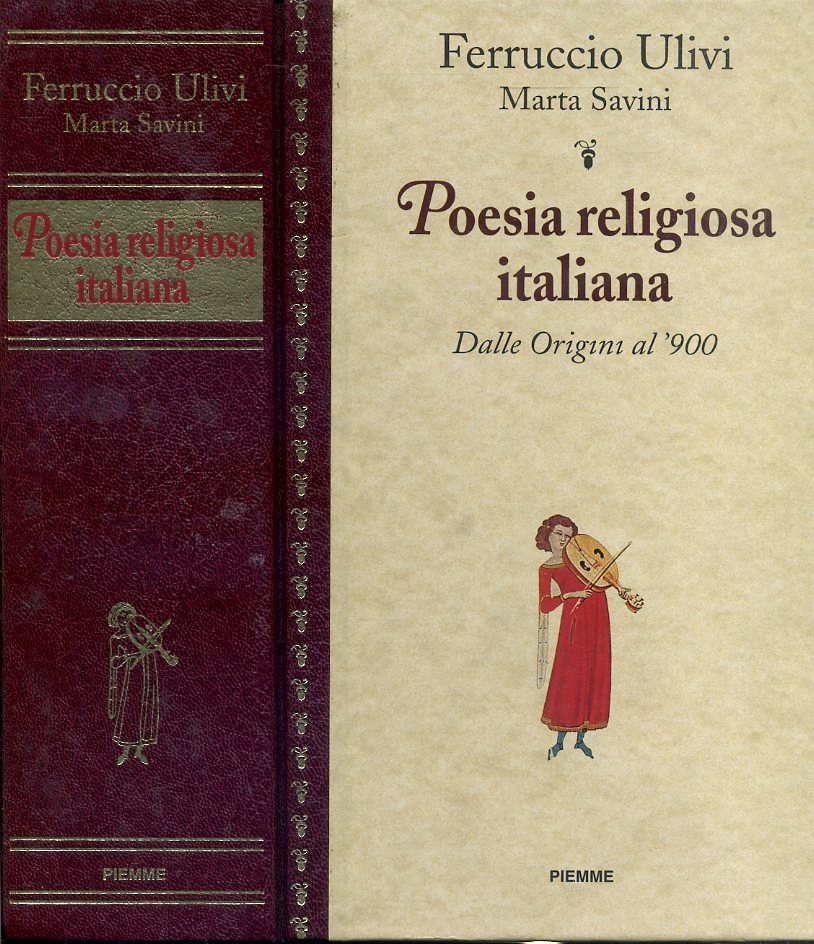 LN- POESIA RELIGIOSA ITALIANA - FERRUCCIO ULIVI SAVINI- PIEMME--- 1994- C- XFS36