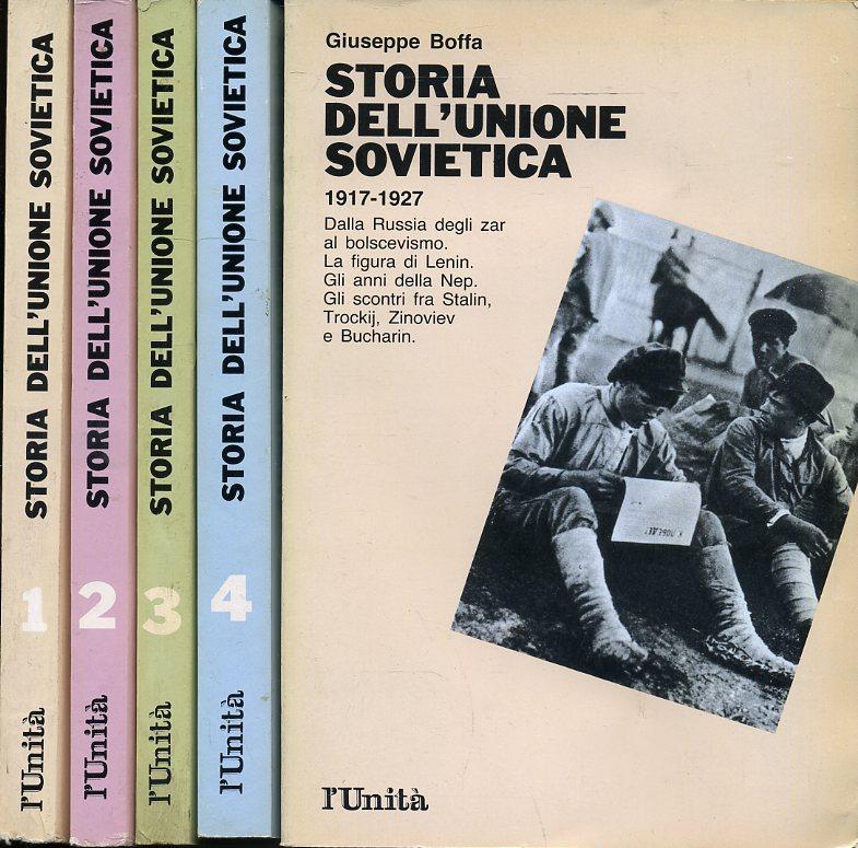 LS- STORIA DELL'UNIONE SOVIETICA 4 VOLUMI - BOFFA - L'UNITA' --- 1990 - B- XFS8