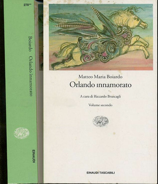 ORLANDO INNAMORATO VOLUME SECONDO - BOIARDO - EINAUDI --- 1995- B- XFS34