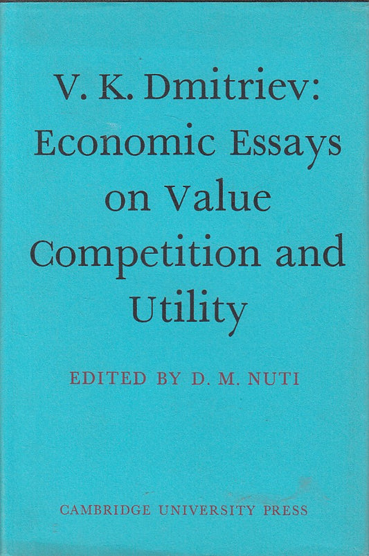 LZ- ECONOMICS ESSAY VALUE COMPETITION UTILITY-- CAMBRIDGE --- 1974 - CS - ZFS603