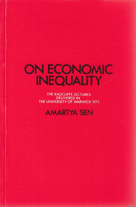 LS- ON ECONOMIC INEQUALITY IN ENGLISH- AMARTYA SEN- OXFORD --- 1973 - B - ZFS623
