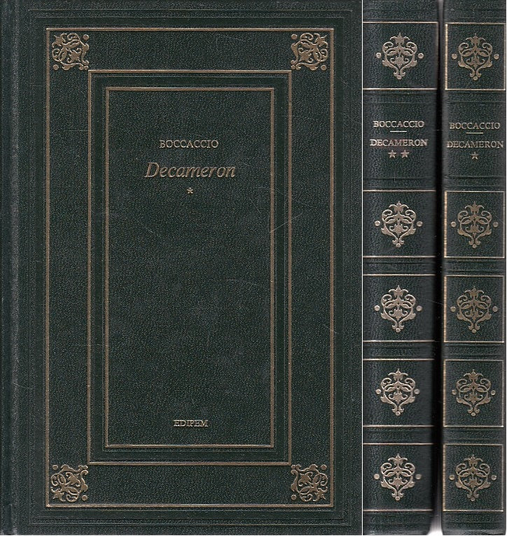 LN- DECAMERON 2 VOLUMI - BOCCACCIO - EPIDEM - CLASSICA -- 1973 - C - ZFS623