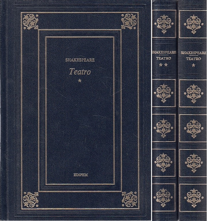 LN- TEATRO 2 VOLUMI- WILLIAM SHAKESPEARE - EPIDEM - CLASSICA -- 1973 - C - ZFS28