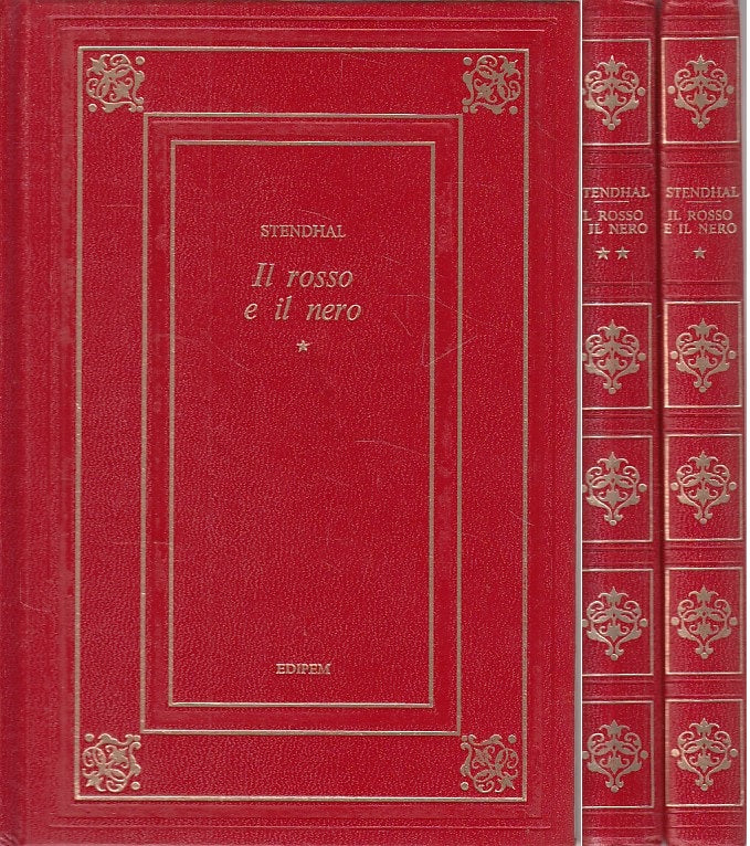 LN- IL ROSSO E IL NERO 2 VOL - STENDHAL - EPIDEM - CLASSICA -- 1973 - C - ZFS41