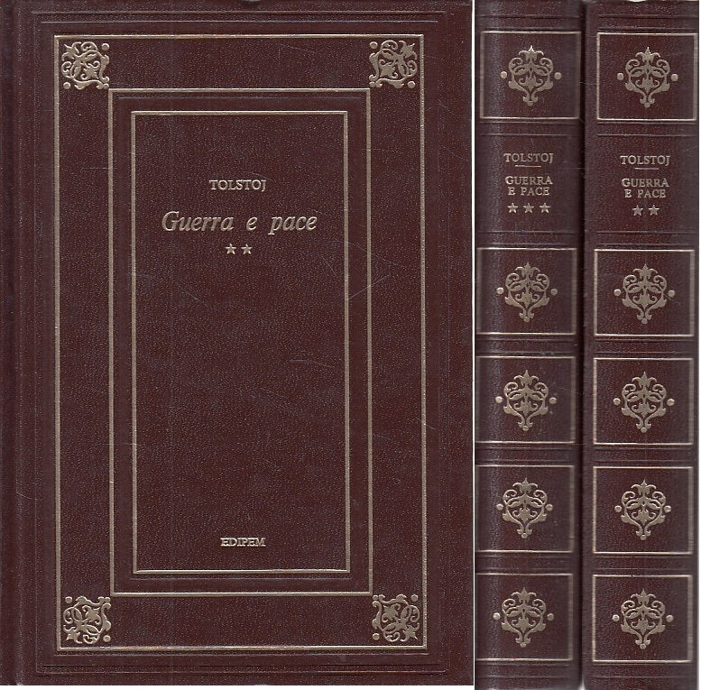 LN- GUERRA E PACE VOL.2 E 3 - TOLSTOJ - EPIDEM - CLASSICA -- 1974 - C - ZFS64