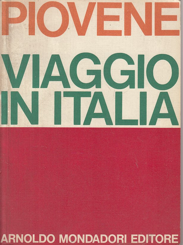 LS- VIAGGIO IN ITALIA - GUIDO PIOVENE - MONDADORI --- 1971 - B - ZFS663