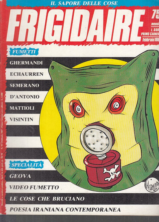 FR- RIVISTA FRIGIDAIRE N.75 -- PRIMO CARNERA - 1987 - S - PRX
