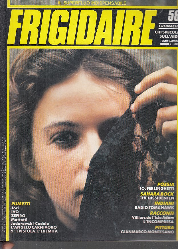 FR- RIVISTA FRIGIDAIRE N.58 -- PRIMO CARNERA - 1985 - S - PRX
