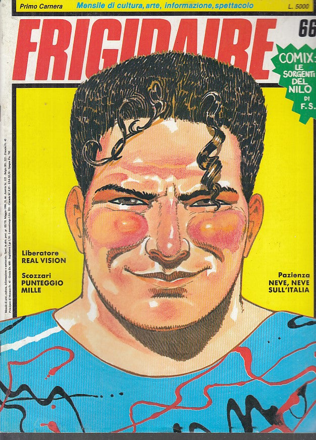 FR- RIVISTA FRIGIDAIRE N.66 -- PRIMO CARNERA - 1986 - S - PRX