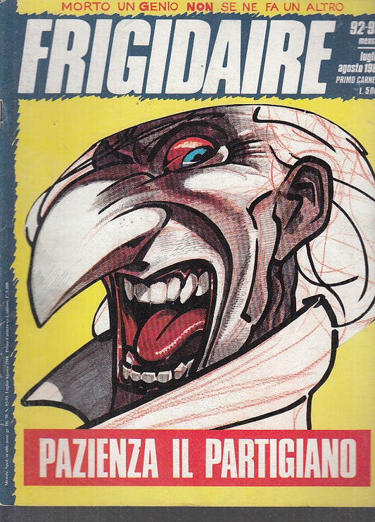 FR- RIVISTA FRIGIDAIRE 92/93 ANDREA PAZIENZA -- PRIMO CARNERA - 1988 - S - PRX