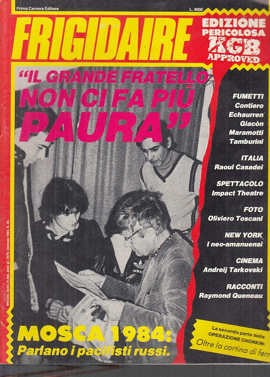 FR- RIVISTA FRIGIDAIRE N.38 -- PRIMO CARNERA - 1984 - S - PRX