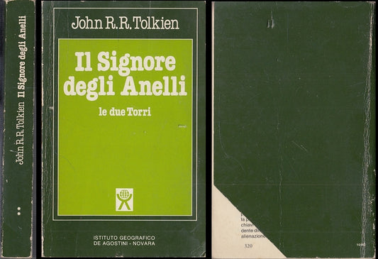 LF- IL SIGNORE DEGLI ANELLI LE DUE TORRI - TOLKIEN - DeAGOSTINI--- 1982- B- XFS6