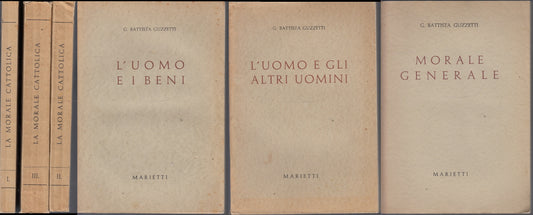 LD- LA MORALE CATTOLICA 3 VOLUMI - GUZZETTI - MARIETTI --- 1958- B- XFS9