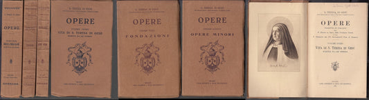 LD- OPERE 3 VOLUMI- SANTA TERESA DI GESU'- S. LEGA EUCARISTICA--- 1931- B- XFS37