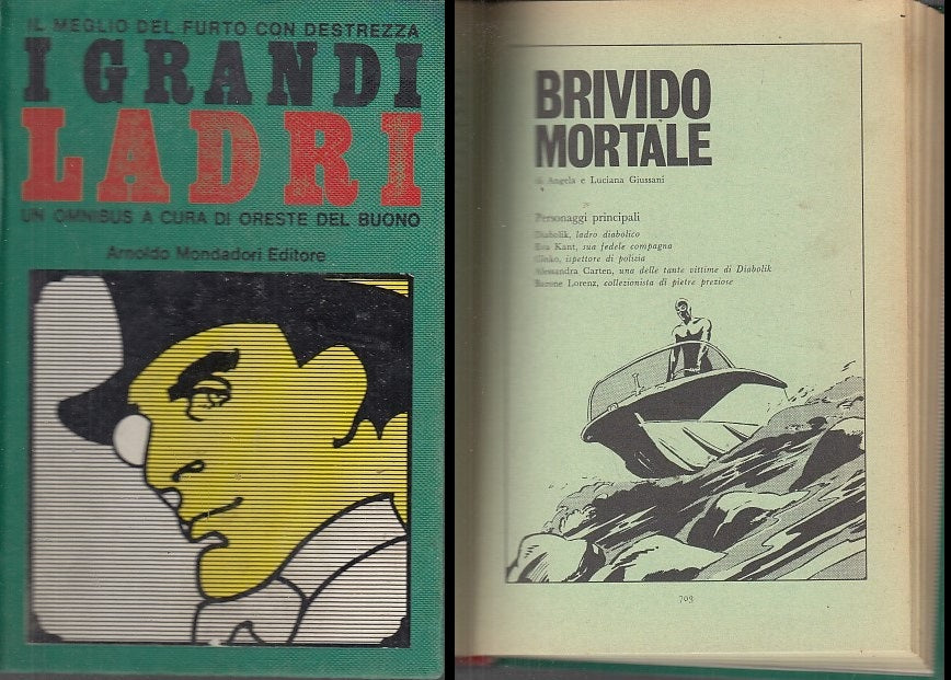 LG- I GRANDI LADRI MEGLIO FURTO DESTREZZA DIABOLIK-- MONDADORI--- 1970- C- XFS37