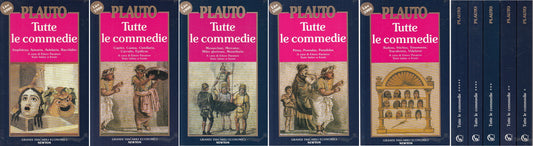 LN- TUTTE LE COMMEDIE LATINO A FRONTE 5 VOL.- PLAUTO- NEWTON--- 1992- B - YFS480