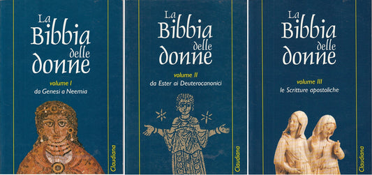 LD- LA BIBBIA DELLE DONNE IN 3 VOLUMI -- CLAUDIANA --- 1999 - B - YFS480