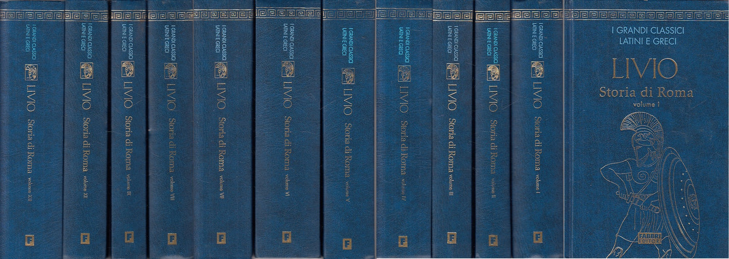 LS- STORIA DI ROMA DALLA FONDAZIONE 11 VOL.- LIVIO- FABBRI --- 2004 - C - YFS331