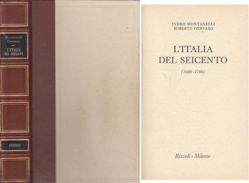 LS- L'ITALIA DEL SEICENTO - MONTENELLI GERVASO - RIZZOLI --- 1969 - C - YFS325