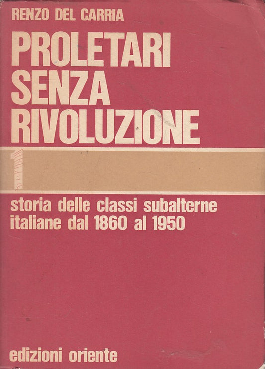 LS- PROLETARI SENZA RIVOLUZIONE 1 - DEL CARRIA - ORIENTE --- 1970 - B - YFS390