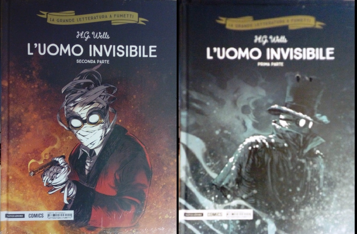 FV- GRANDE LETTERATURA A FUMETTI 35/36 L'UOMO INVISIBILE-- MONDADORI- 2018-C-QAX