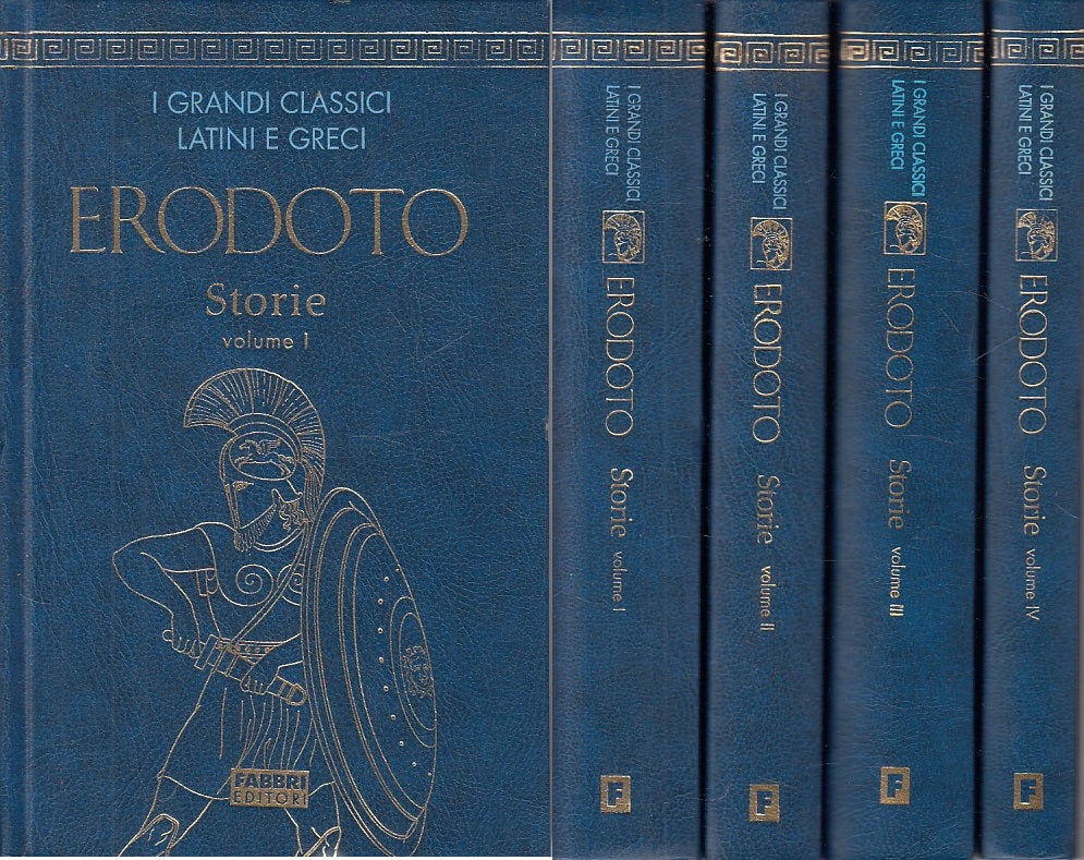 LN- STORIE GRECO A FRONTE 4 VOL. - ERODOTO - FABBRI --- 2005 - C - YFS12