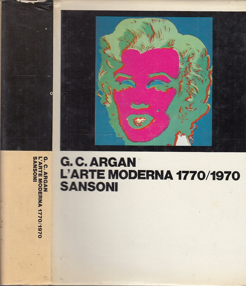LT- L'ARTE MODERNA 1770/1970 - ARGAN - SANSONI --- 1975- CS- XFS39