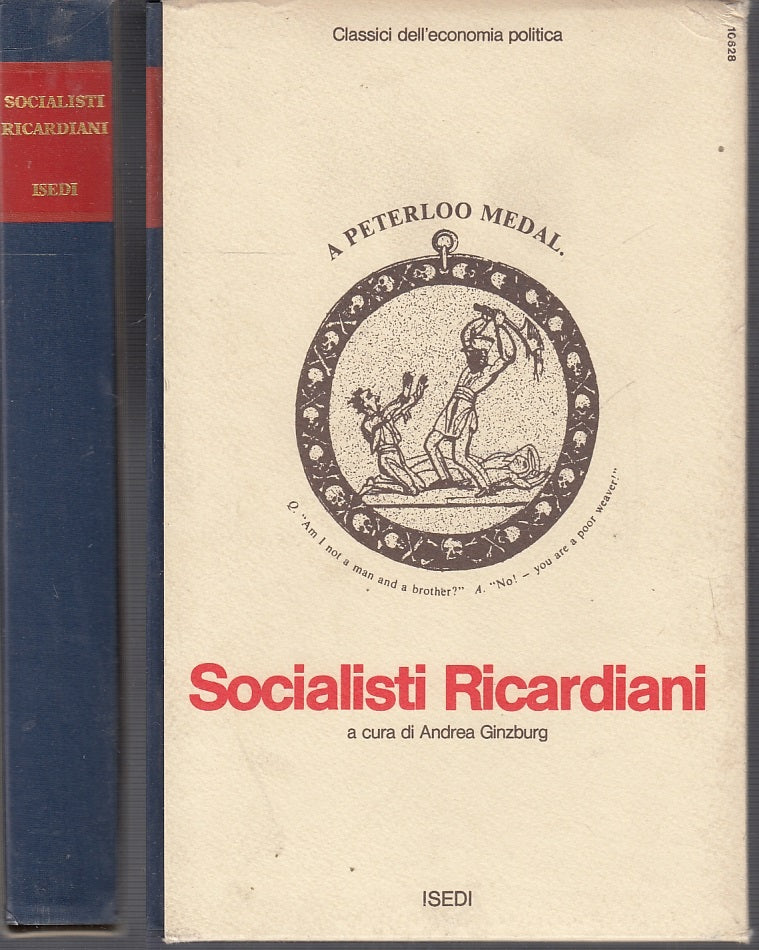 LZ- SOCIALISTI RICARDIANI - ISEDI- CLASSICI ECONOMIA POLITICA-- 1976- CS- XFS39