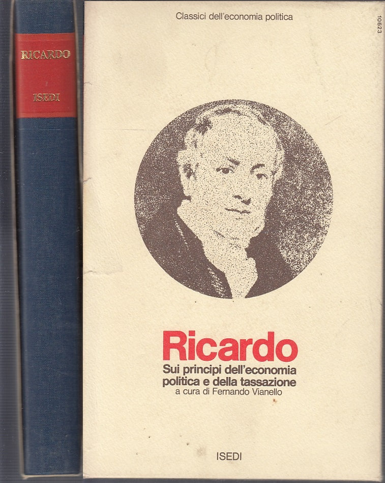 LZ- SUI PRINCIPI ECONOMIA POLITICA TASSAZIONE- RICARDO- ISEDI--- 1976- CS- XFS39