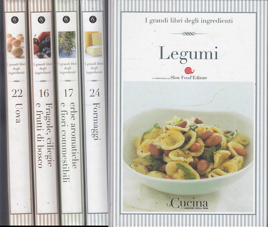 LK- I GRANDI LIBRI DEGLI INGREDIENTI 1/30 COMPLETA-- CORRIERE--- 2005- C- YFS999