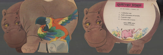LB- QUATTRO STORIE SAGOMATO L'ELEFANTINO ROSA - TYNDALL - AMZ --- 1964 -- XFS135