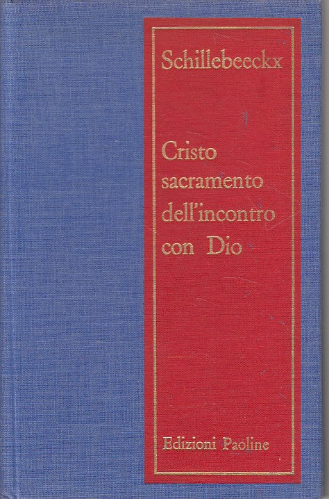 LD- CRISTO SACRAMENTO DELL'INCONTRO CON DIO -- PAOLINE --- 1968 - C - ZFS667