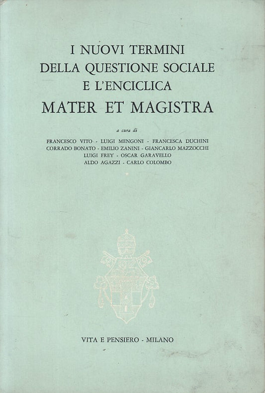 LS- NUOVI TERMINI QUESTIONE SOCIALE E ENCICLICA -- VEP --- 1961 - B - ZFS614